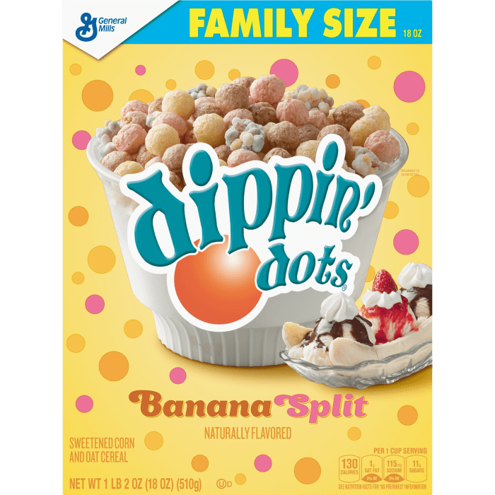 Nutrition facts dippin dots