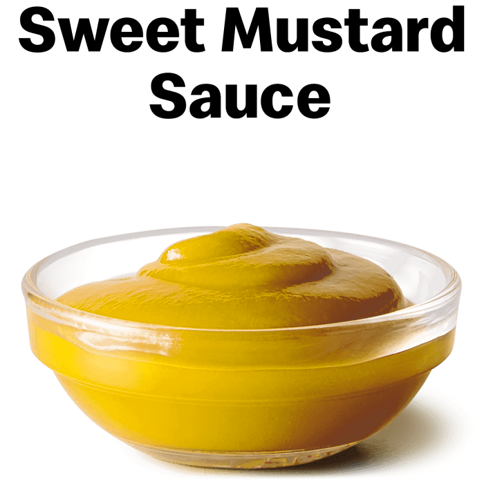 Sweet and tangy mustard nutrition facts